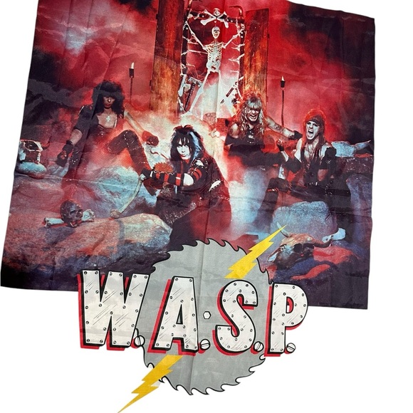 W.A.S.P.  1984 nylon poster - Picture 2 of 7